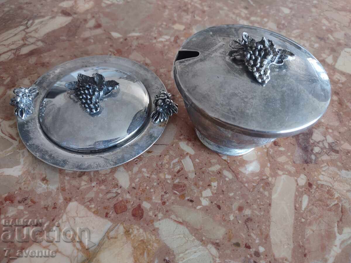 Vessel, small vessels, silver-plated, with nature-inspired ideas, 05/03/2025 with price 49.00 BGN | € 25.05