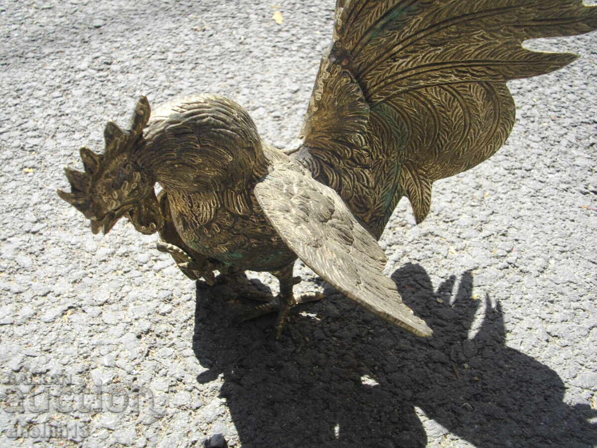 OLD BRONZE COCKEREL - 5