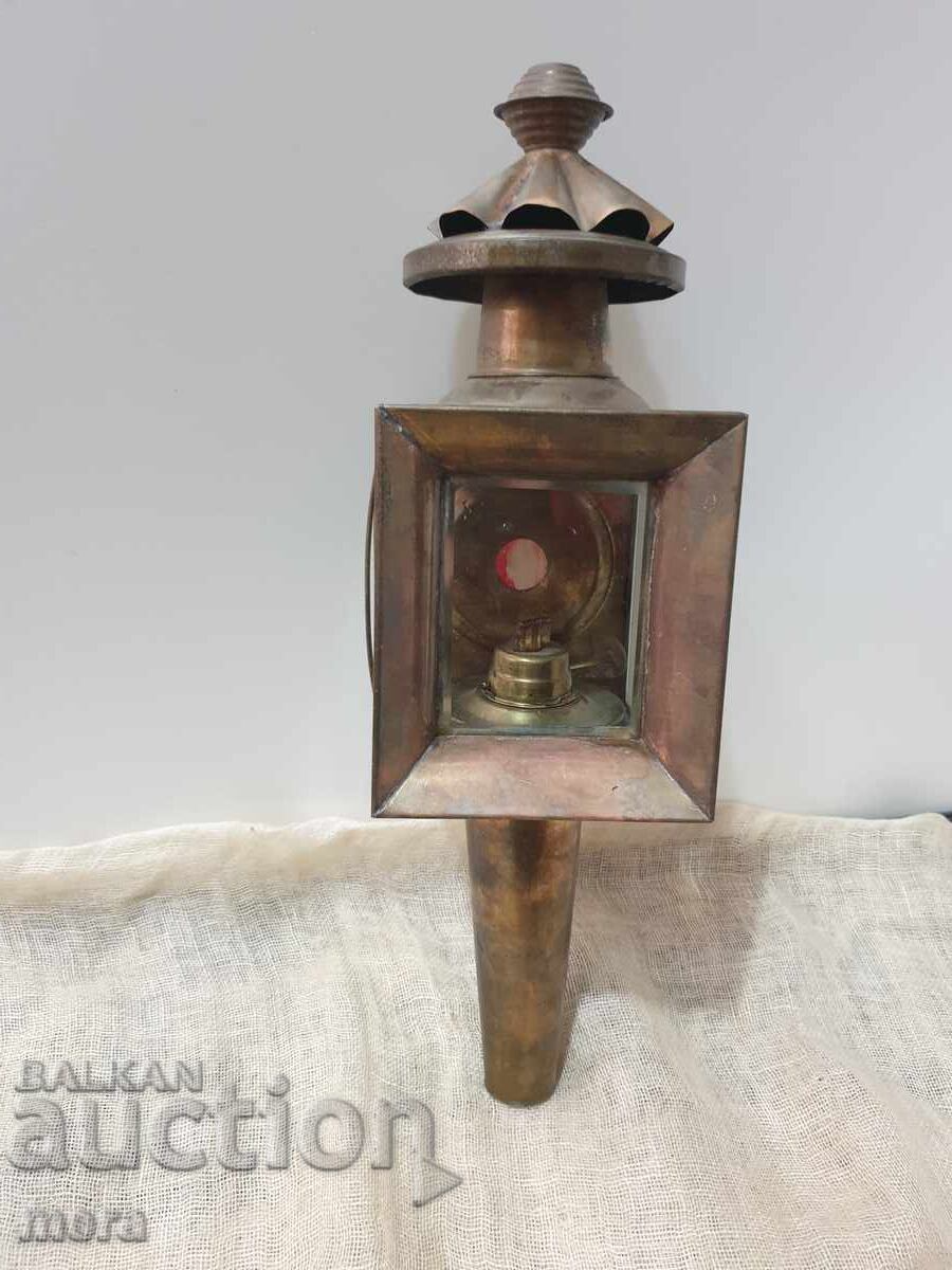 Bronze transport lantern