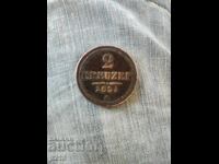 Austrian Coin 1851 Kreuzer