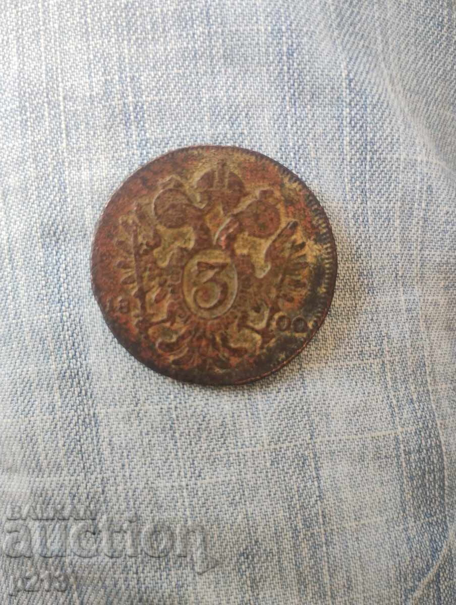 Coin Austria 1800 e Kreuzer with price 8.50 BGN | € 4.35