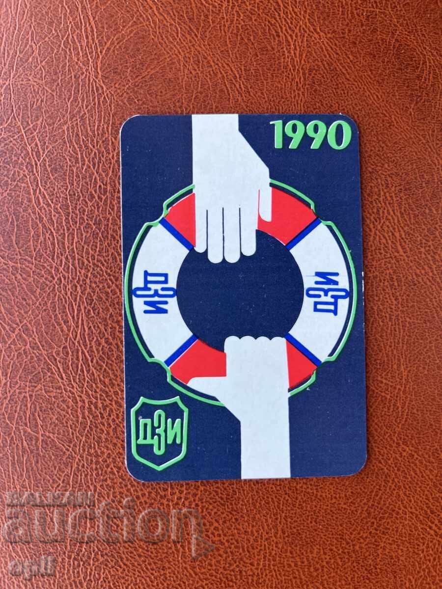DZI Calendar 1990