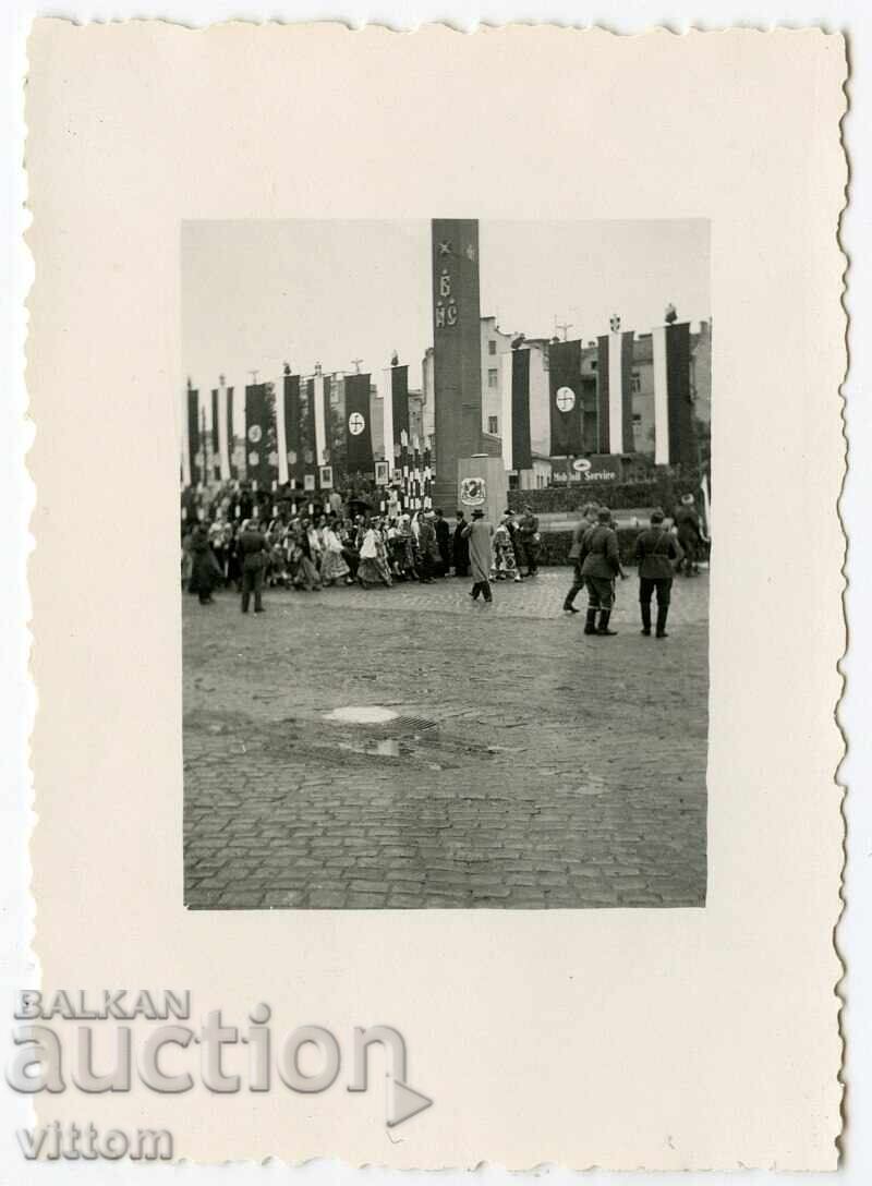 Παράδοση της εξουσίας στη Μακεδονία στους Βούλγαρους Σκόπια 1941 Β' Παγκόσμιος Πόλεμος