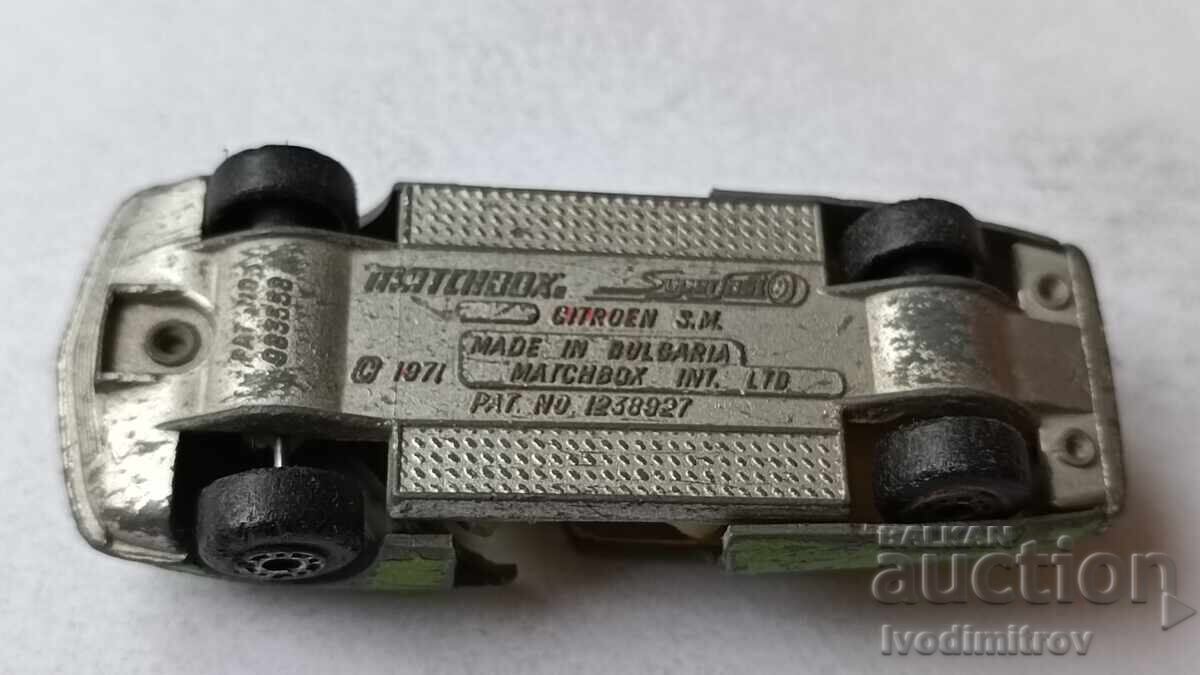 Model CITROEN S.M. 1971 MACHBOX Fabricat în Bulgaria - 5 Model CITROEN S.M. 1971 MACHBOX Fabricat în Bulgaria - 5