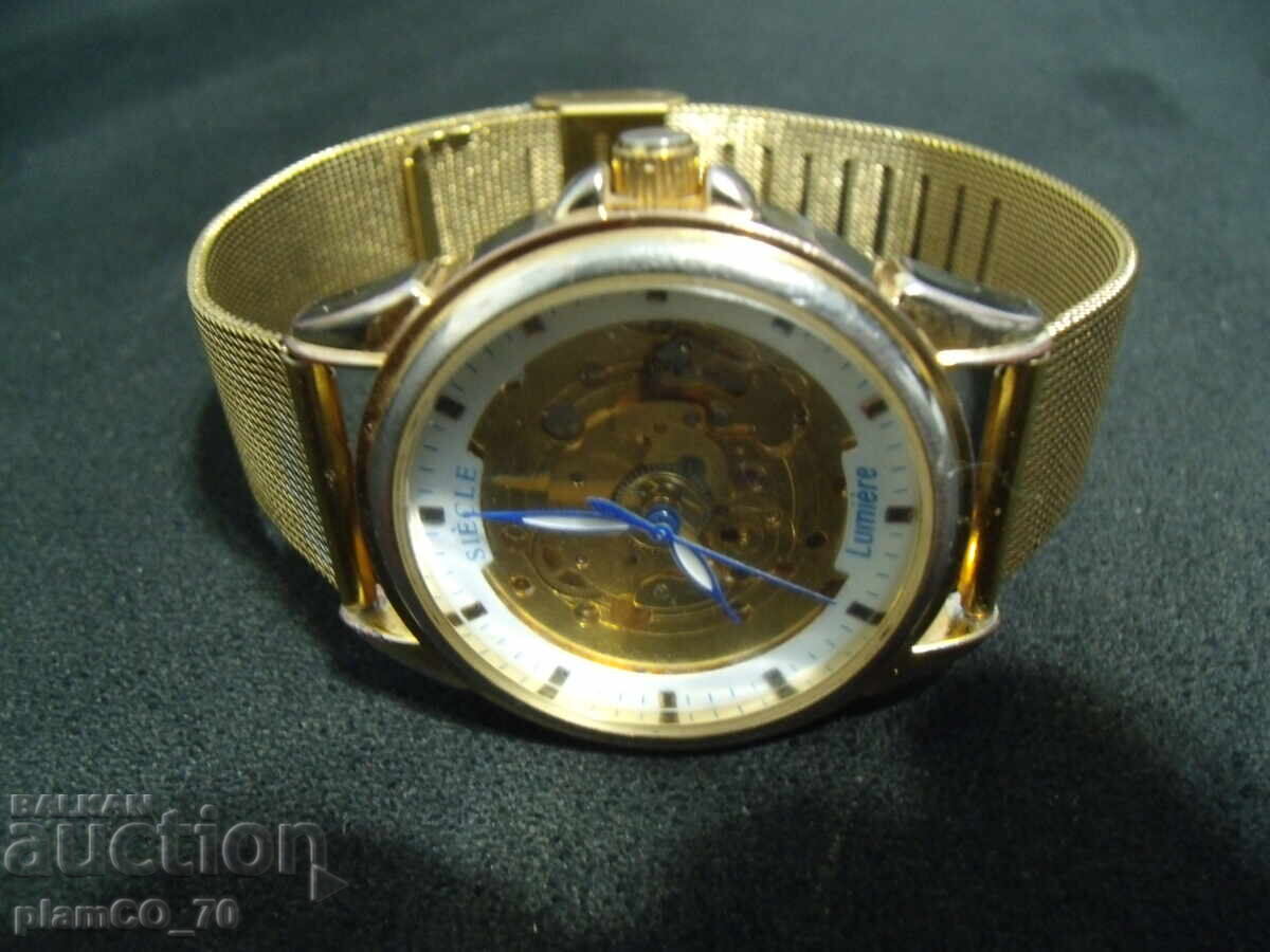 №*8025 παλιό ρολόι - SIECLE Lumiere - 5