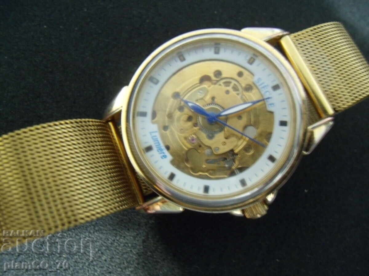 №*8025 παλιό ρολόι - SIECLE Lumiere - 7