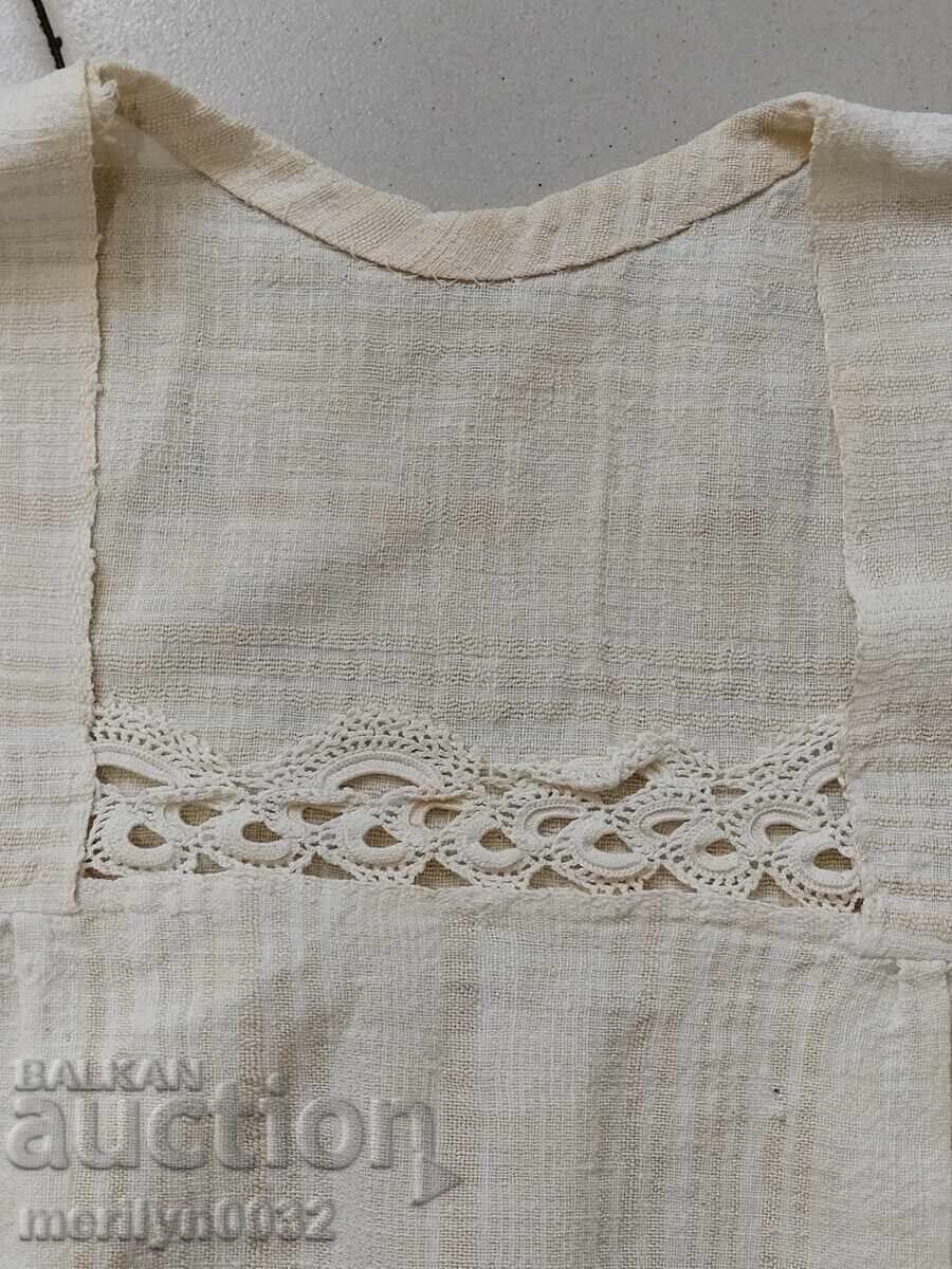 Γυναικείο πουκάμισο χειροποίητο δαντέλα κανάρι προίκα φορεσιά με τιμή 99.00 BGN | € 50.62