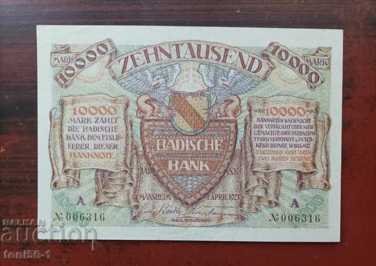 Γερμανία 10000 μάρκα 1923