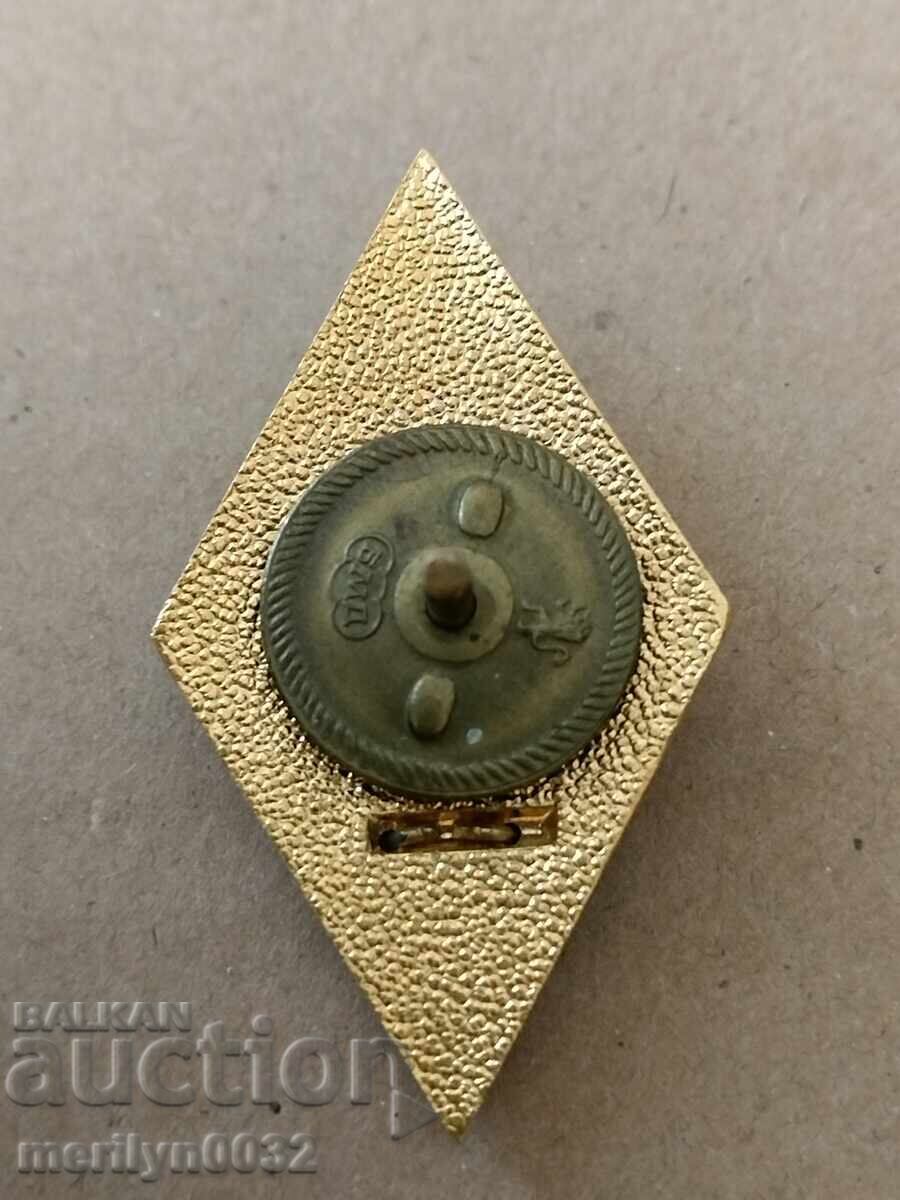 Ρόμβος Αξιωματικού ΒΒΣ Γ. Μπενκόφσκι σήμα κονκάρδα μετάλλιο με τιμή 225.00 BGN | € 115.04 Ρόμβος Αξιωματικού ΒΒΣ Γ. Μπενκόφσκι σήμα κονκάρδα μετάλλιο με τιμή 225.00 BGN | € 115.04