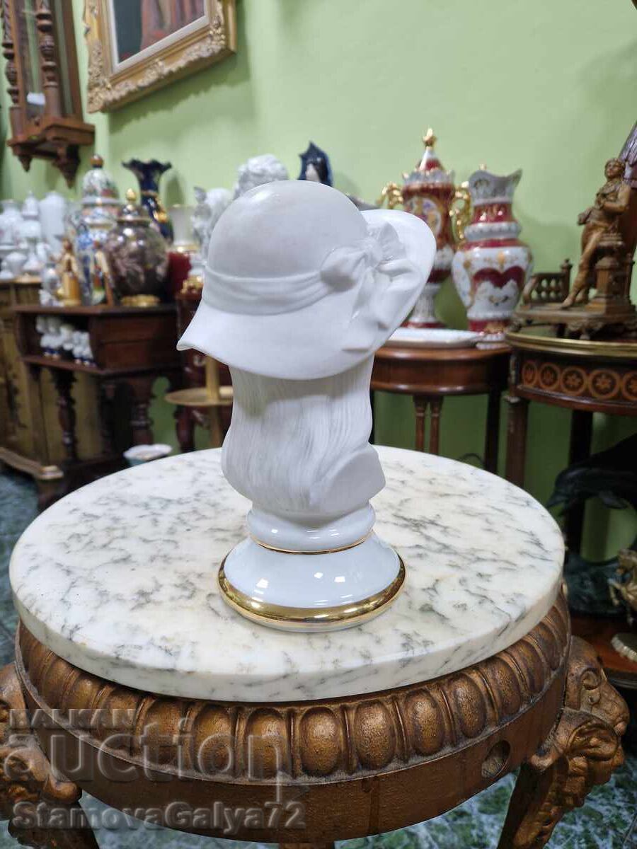 Minunat bust antic din porțelan spaniol - 5