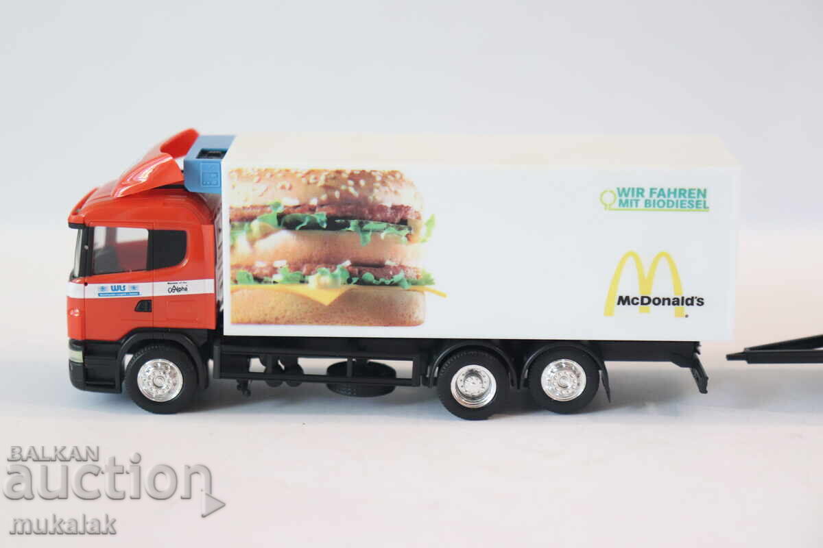 HERPA 1:87 H0 SCANIA Tractor Truck TIR Model Car with price 85.00 BGN | € 43.46