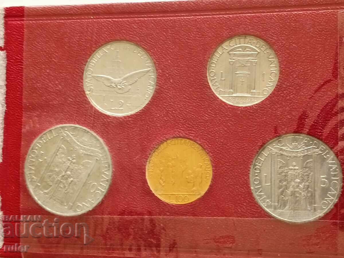 Βατικανό Σετ 1950 χρ. Χρυσός RARE! με τιμή € 1330.00 | 2601.26 BGN