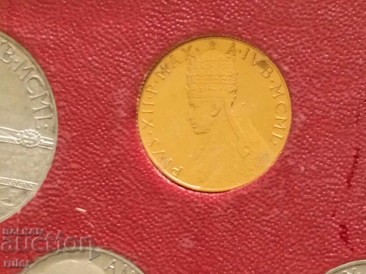 Βατικανό Σετ 1950 χρ. Χρυσός RARE! - 5 Βατικανό Σετ 1950 χρ. Χρυσός RARE! - 5