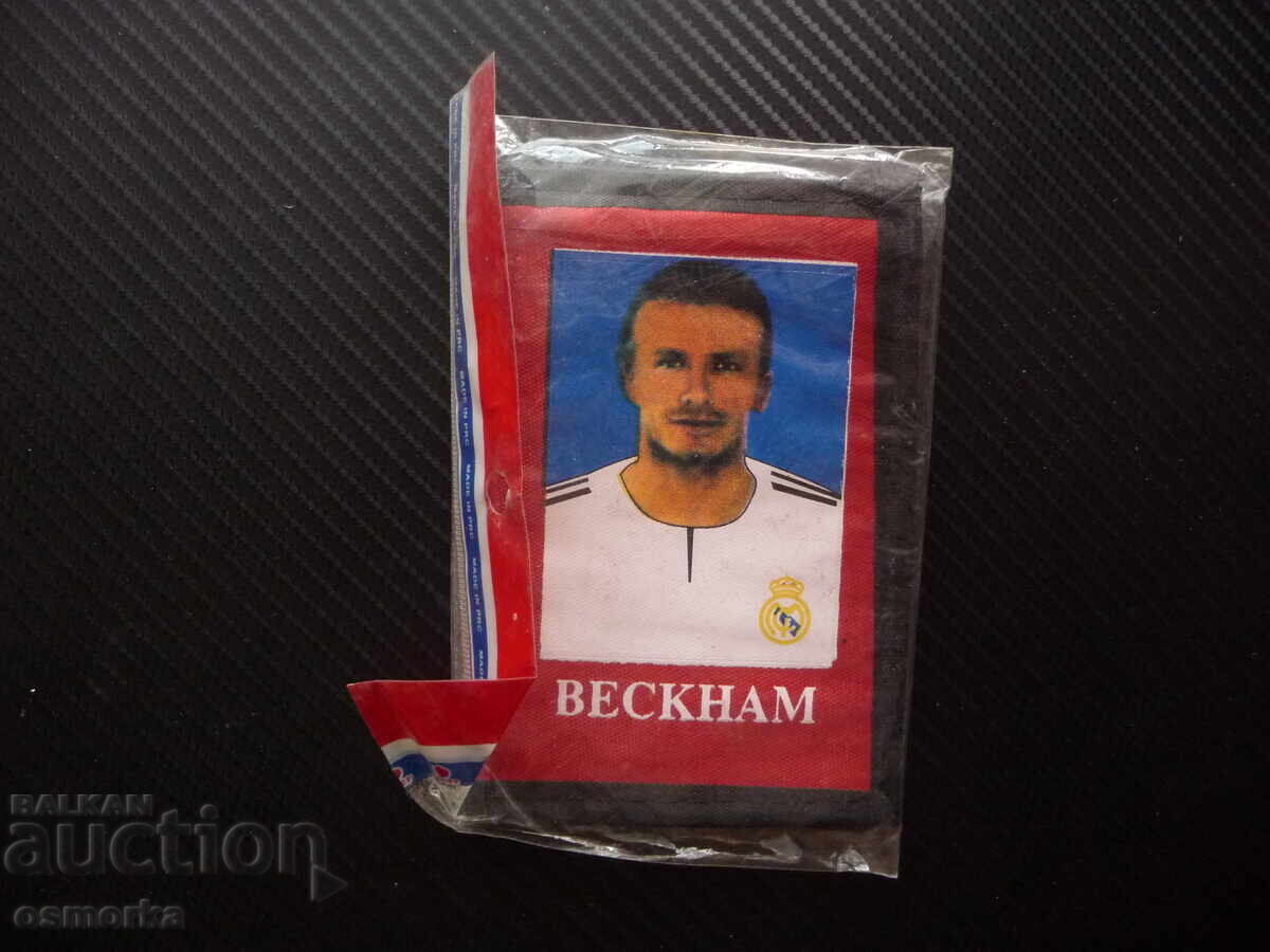 Portofel David Beckham fani fotbal Anglia Real Madrid gol Portofel David Beckham fani fotbal Anglia Real Madrid gol