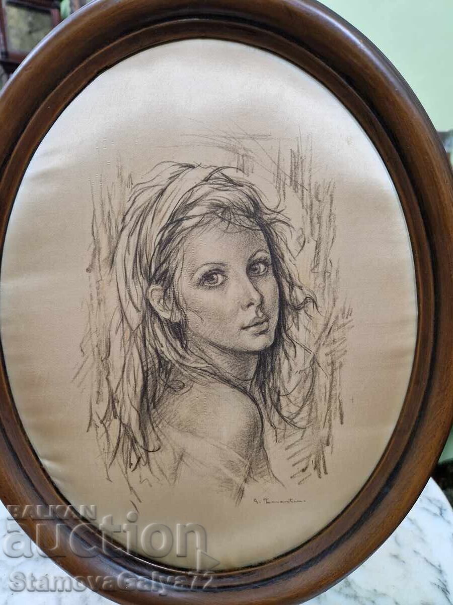 Δημοπρασία Εξαιρετικός αντίκα πίνακας ζωγραφικής σε μετάξι Δημοπρασία Εξαιρετικός αντίκα πίνακας ζωγραφικής σε μετάξι