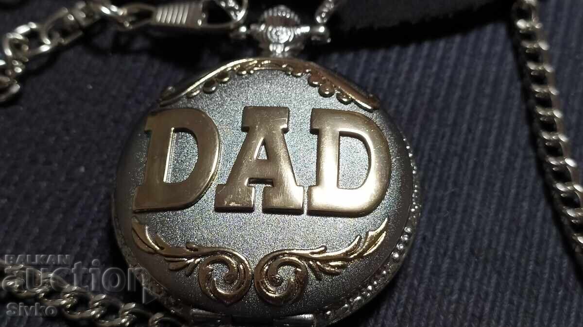 Pocket Watch DAD with price 14.99 BGN | € 7.66