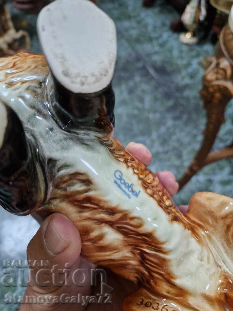 Κορυφαίο μοναδικό μεγάλο πορσελάνινο ειδώλιο Goebel - 7