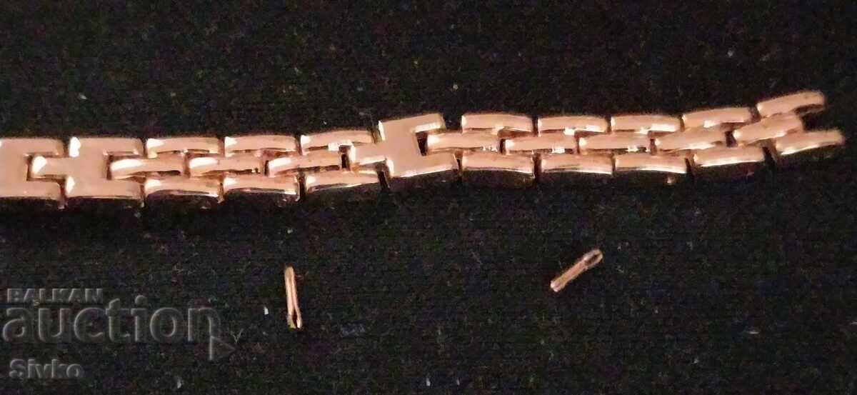 Ρολόι Ανταλλακτικά από επιχρυσωμένη αλυσίδα Ρολόι Ανταλλακτικά από επιχρυσωμένη αλυσίδα