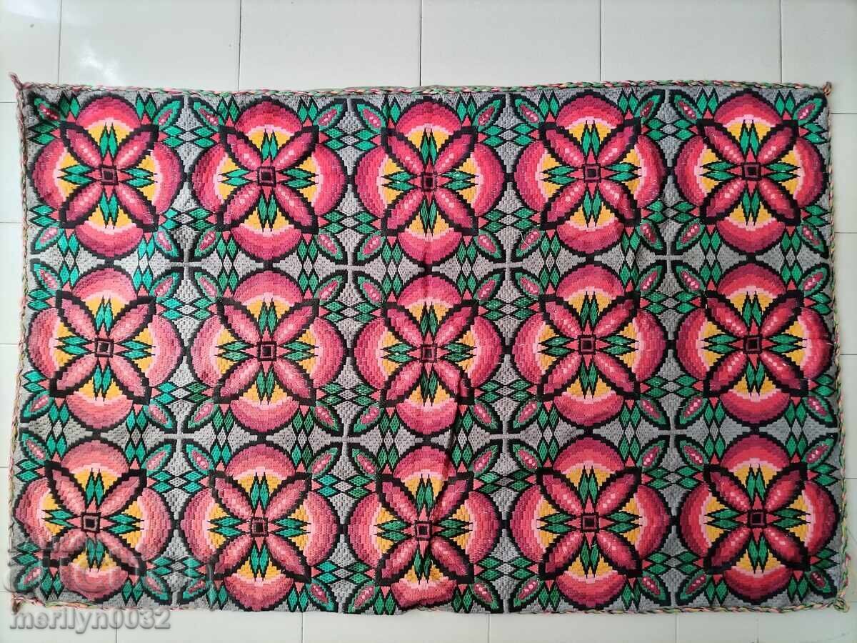 Παλιό χειροποίητο υφαντό χαλί τοίχου 133/80 εκ. χαλί μοκέτα