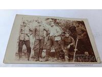 Photo of Officers and Soldiers at the Front 1917