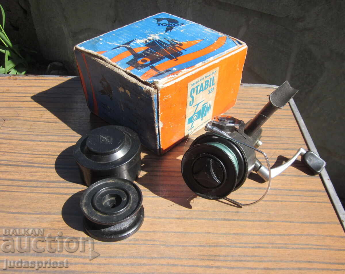 Δημοπρασία Ρετρό ψαράδικο καρούλι ψαρέματος stabil με κουτί Δημοπρασία Ρετρό ψαράδικο καρούλι ψαρέματος stabil με κουτί