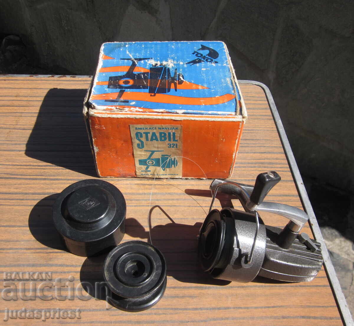 Ρετρό ψαράδικο καρούλι ψαρέματος stabil με κουτί - 5 Ρετρό ψαράδικο καρούλι ψαρέματος stabil με κουτί - 5