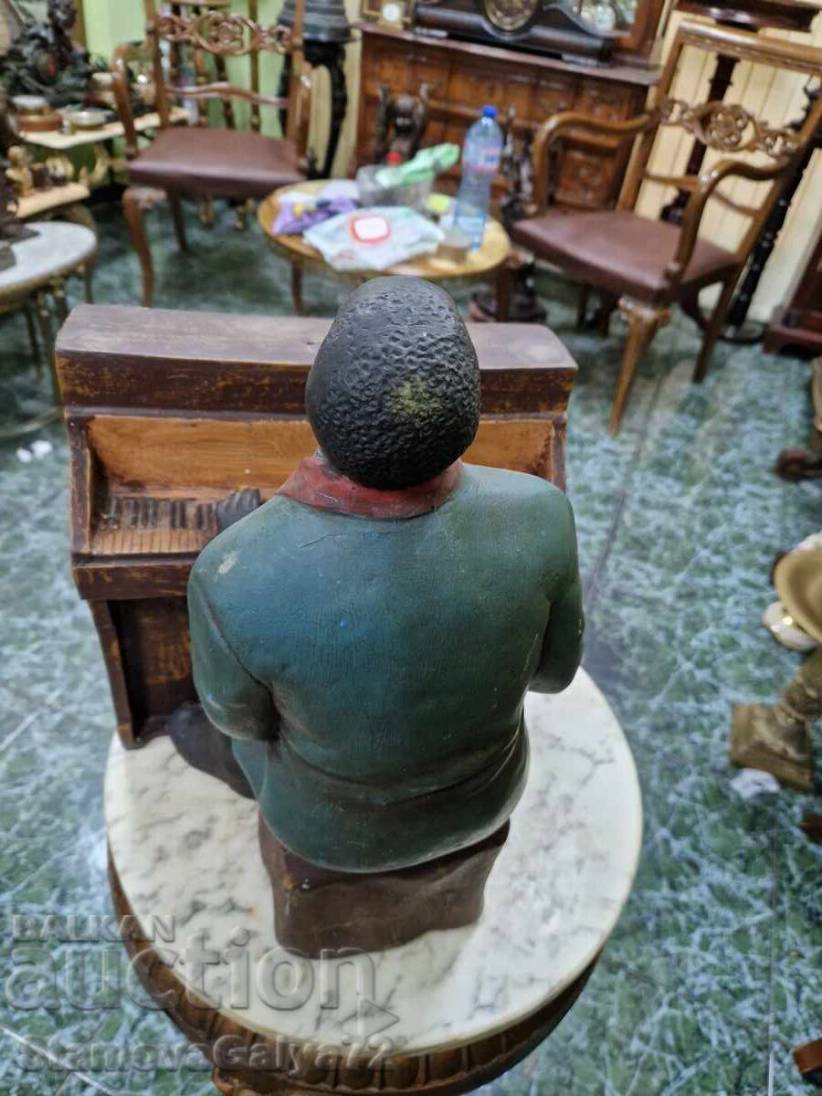 Beautiful antique wooden figure statuette - 7 Beautiful antique wooden figure statuette - 7