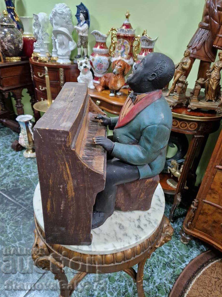 Beautiful antique wooden figure statuette Beautiful antique wooden figure statuette