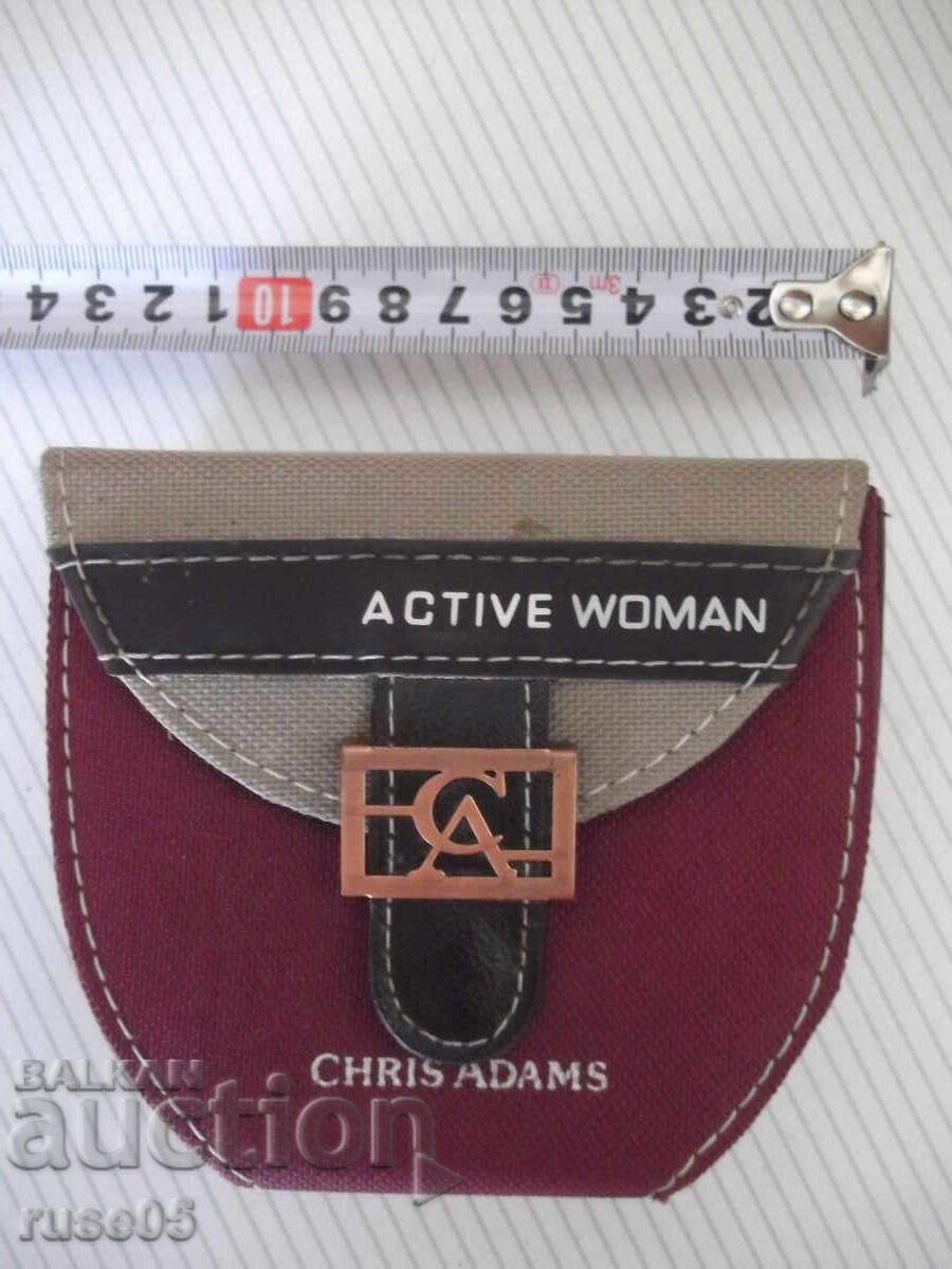 Калъф от шише с парфюмизирана вода"CHRIS ADAMS ACTIVE WOMAN" с цена 10.00 лв. | € 5.11 Калъф от шише с парфюмизирана вода"CHRIS ADAMS ACTIVE WOMAN" с цена 10.00 лв. | € 5.11