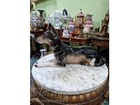 Figură statuetă mare, rară, din porțelan antic