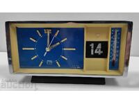 СОЦ КИТАЙСКИ БУДИЛНИК НАСТОЛЕН ЧАСОВНИК КАЛЕНДАР ТЕРМОМЕТЪР