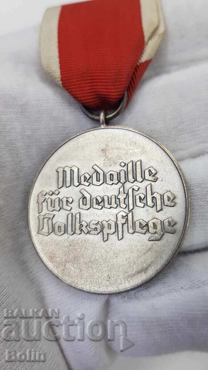 Παράδοση Σπάνιο μετάλλιο για Κοινωνική Πρόνοια Τρίτου Ράιχ - Γερμανία
