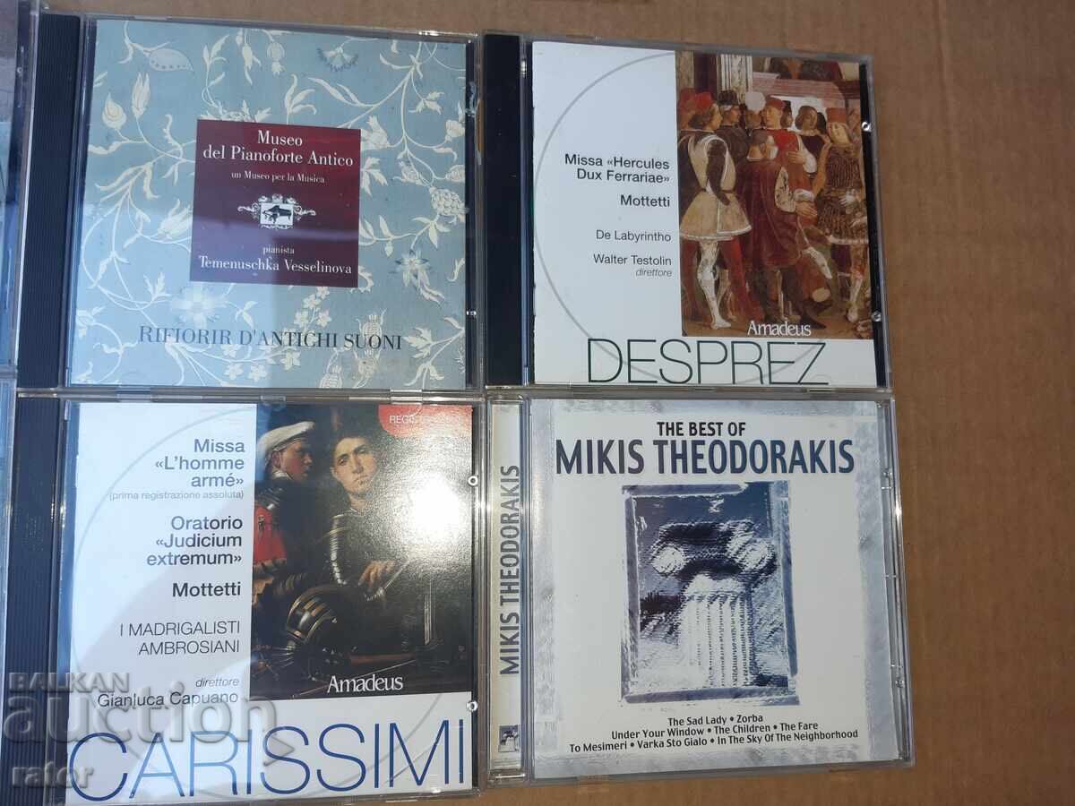 Livrarea Discuri compacte, CD-uri, discuri cu muzică clasică - 10 buc Livrarea Discuri compacte, CD-uri, discuri cu muzică clasică - 10 buc