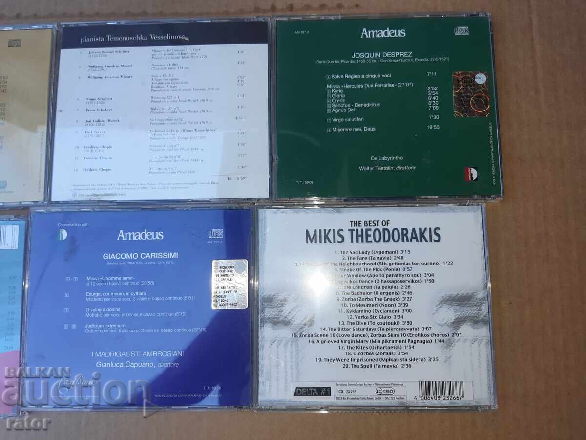 Discuri compacte, CD-uri, discuri cu muzică clasică - 10 buc - 7 Discuri compacte, CD-uri, discuri cu muzică clasică - 10 buc - 7