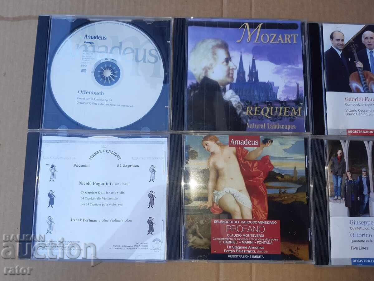 Discuri compacte, CD-uri, discuri cu muzică clasică - 10 buc cu preț 9.99 BGN | € 5.11