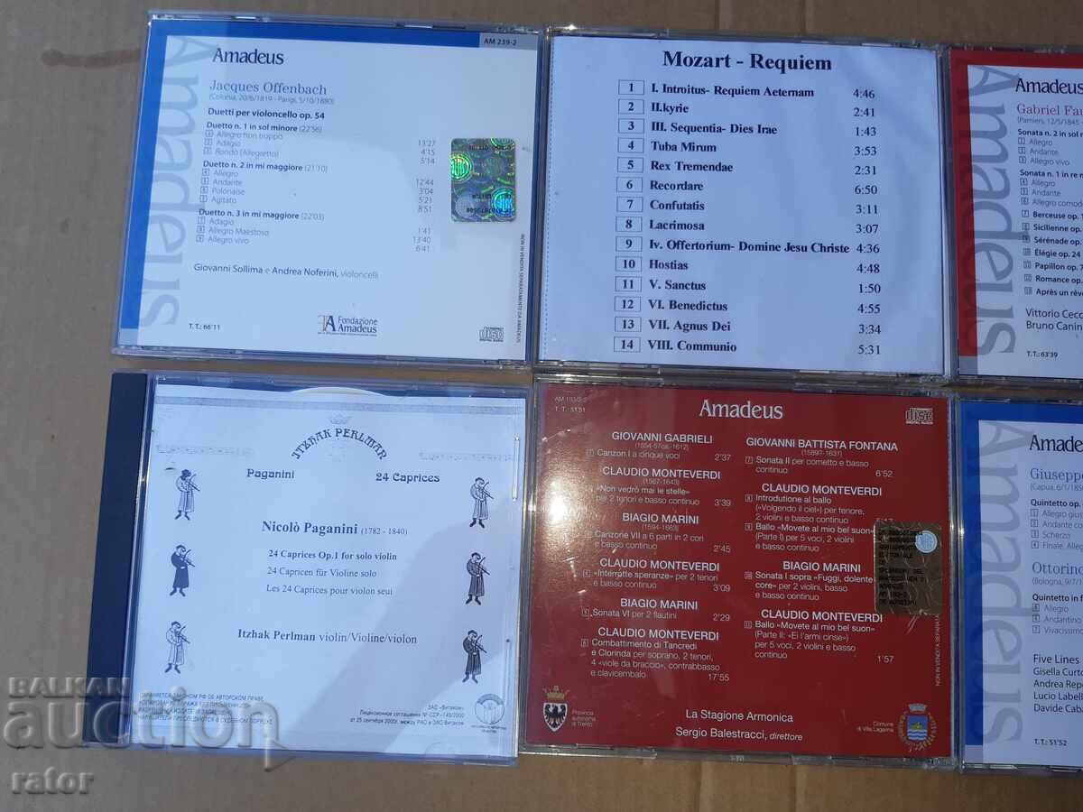 Discuri compacte, CD-uri, discuri cu muzică clasică - 10 buc - 5