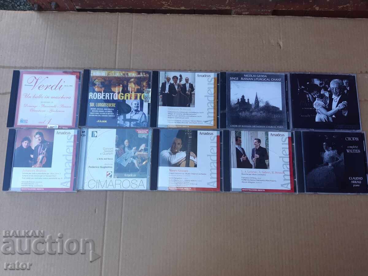 Δίσκοι Compact, CD, δίσκοι κλασικής μουσικής - 10 τμχ