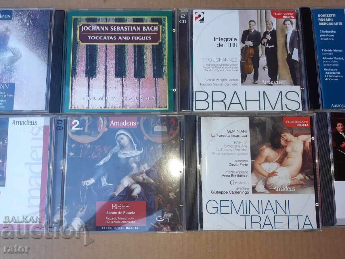 Licitație Discuri compacte, CD-uri, discuri cu muzică clasică - 10 buc Licitație Discuri compacte, CD-uri, discuri cu muzică clasică - 10 buc