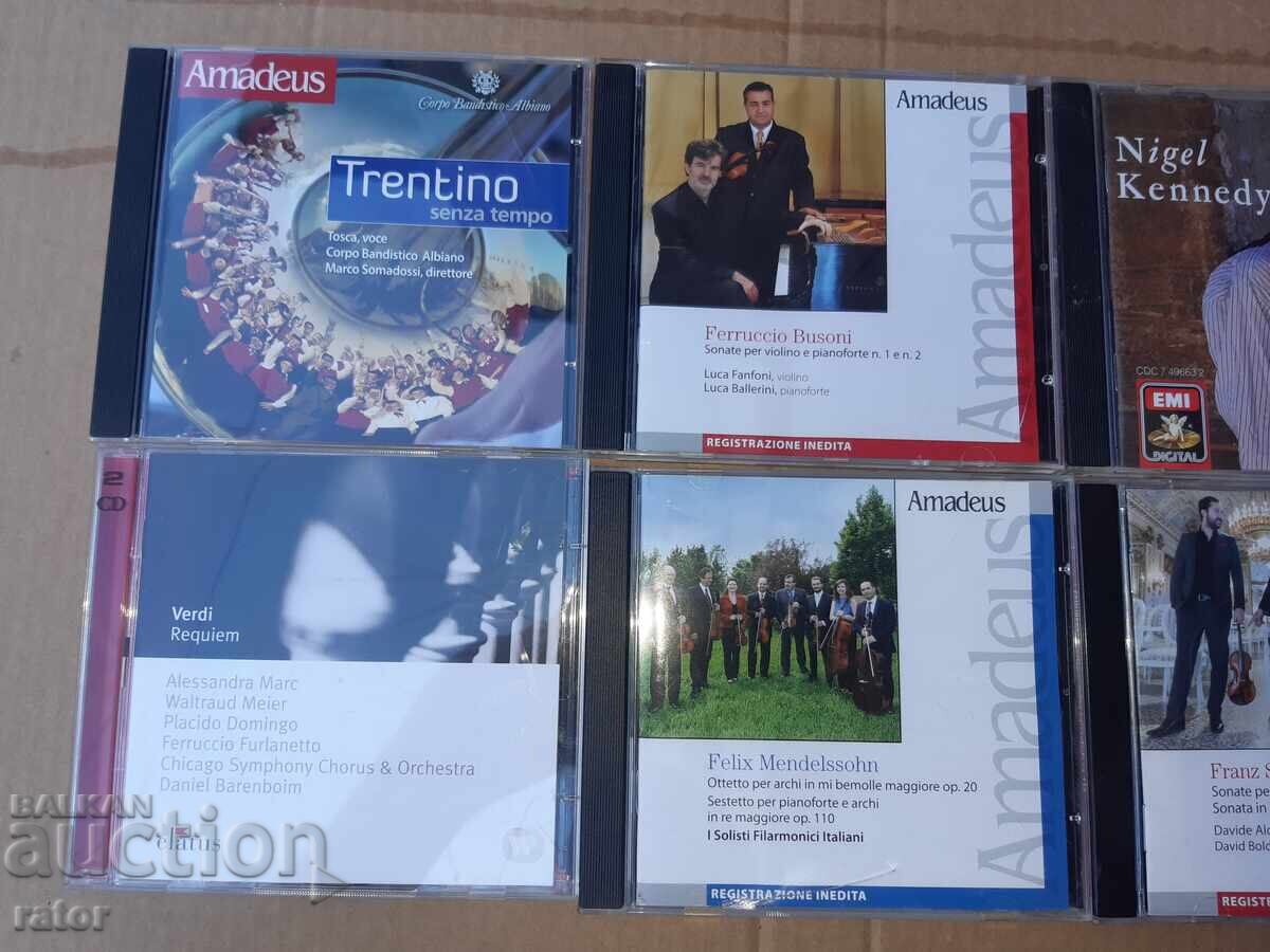 Discuri compacte, CD-uri, discuri cu muzică clasică - 10 buc cu preț 9.99 BGN | € 5.11