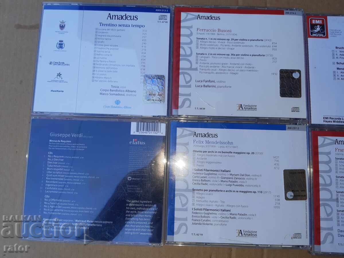 Discuri compacte, CD-uri, discuri cu muzică clasică - 10 buc - 5