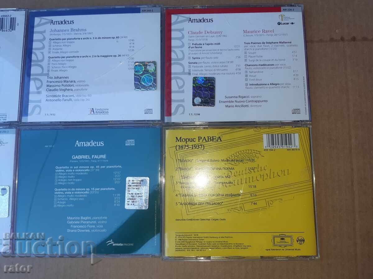 Discuri compacte, CD-uri, discuri cu muzică clasică - 10 buc - 7
