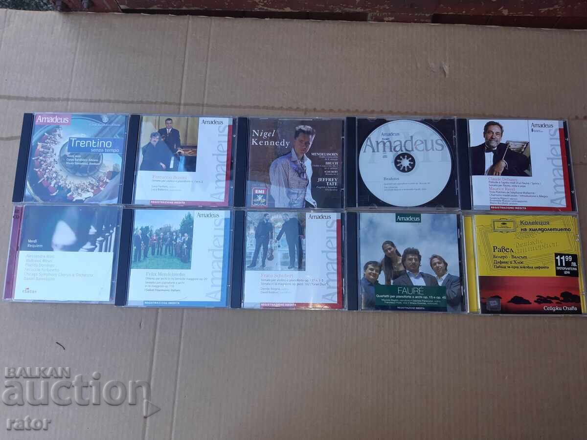 Discuri compacte, CD-uri, discuri cu muzică clasică - 10 buc