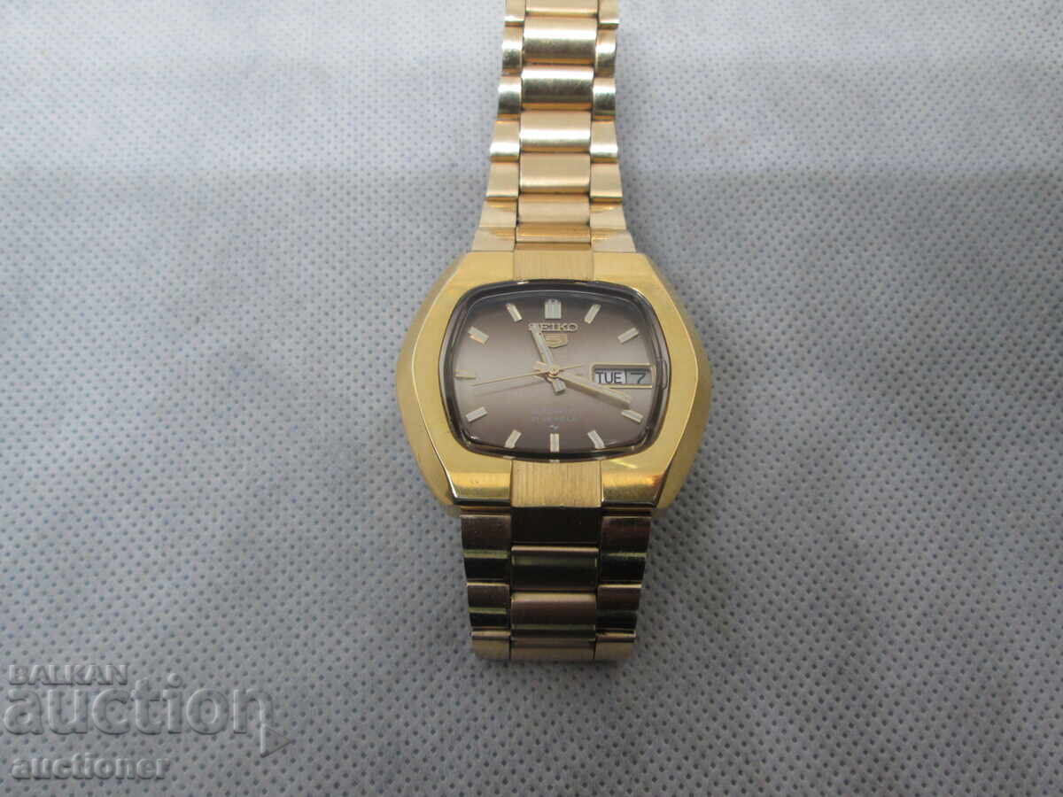 ΑΝΔΡΙΚΟ SEIKO 5 7019 5100 BADY MONACO AUTOMATIK -70 -ΤΗΝ ΔΕΚΑΕΤΙΑ ΤΟΥ '70 με τιμή 250.00 BGN | € 127.82