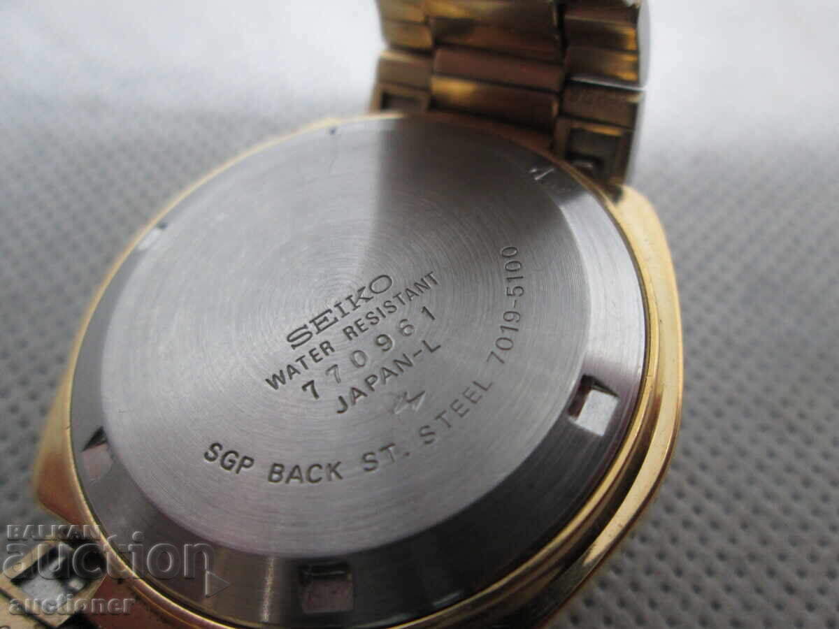 Παράδοση ΑΝΔΡΙΚΟ SEIKO 5 7019 5100 BADY MONACO AUTOMATIK -70 -ΤΗΝ ΔΕΚΑΕΤΙΑ ΤΟΥ '70