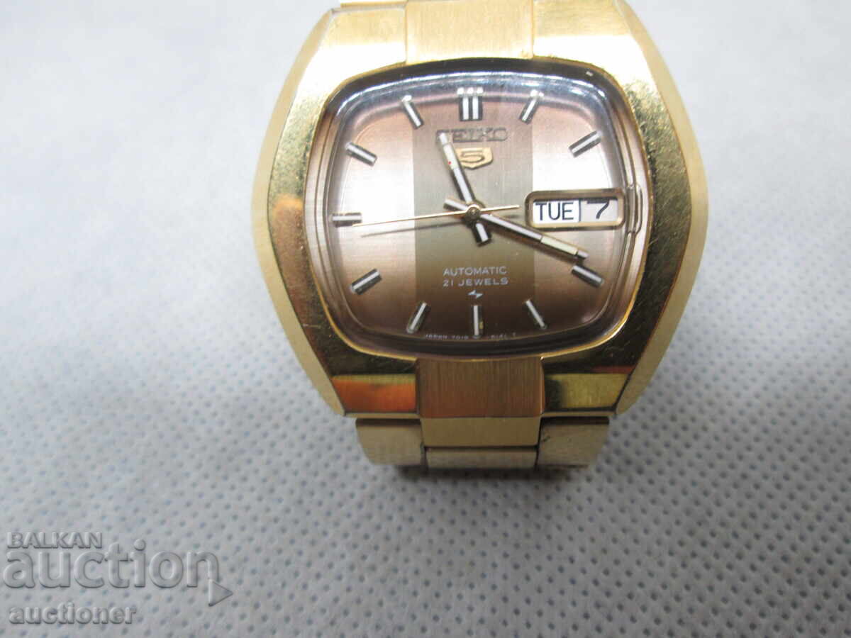 ΑΝΔΡΙΚΟ SEIKO 5 7019 5100 BADY MONACO AUTOMATIK -70 -ΤΗΝ ΔΕΚΑΕΤΙΑ ΤΟΥ '70 - 7