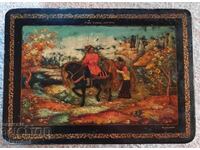 Cutie rară rusească pictată manual, Mstera