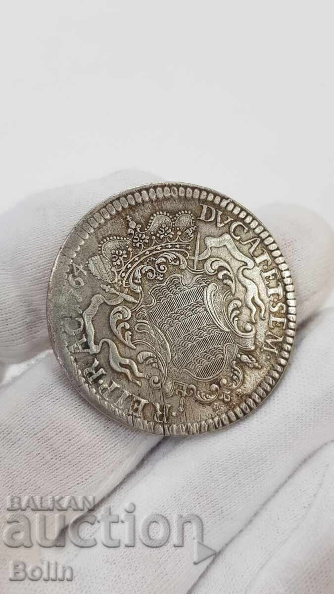Σπάνιο ασημένιο νόμισμα Τάληρο Ραγκούζα Κροατία 1764 - 7 Σπάνιο ασημένιο νόμισμα Τάληρο Ραγκούζα Κροατία 1764 - 7