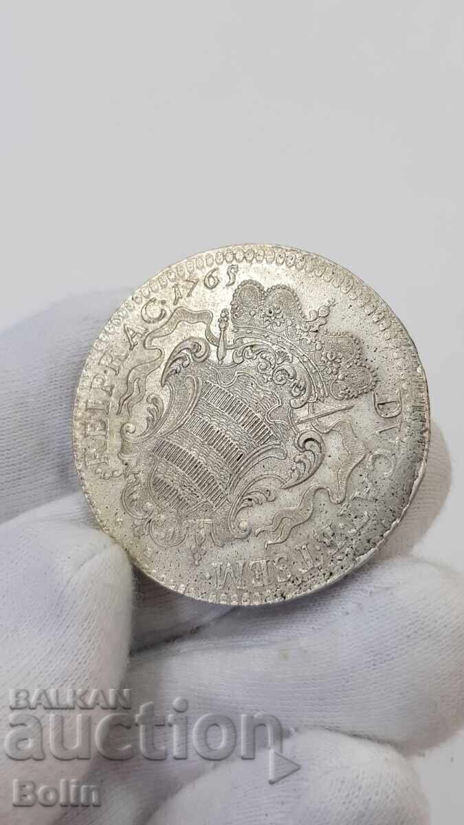 Δημοπρασία Σπάνιο ασημένιο νόμισμα Τάλερο Ραγκούζα Κροατία 1765