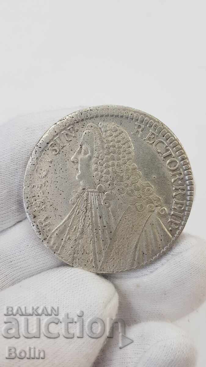Σπάνιο ασημένιο νόμισμα Τάλερο Ραγκούζα Κροατία 1765