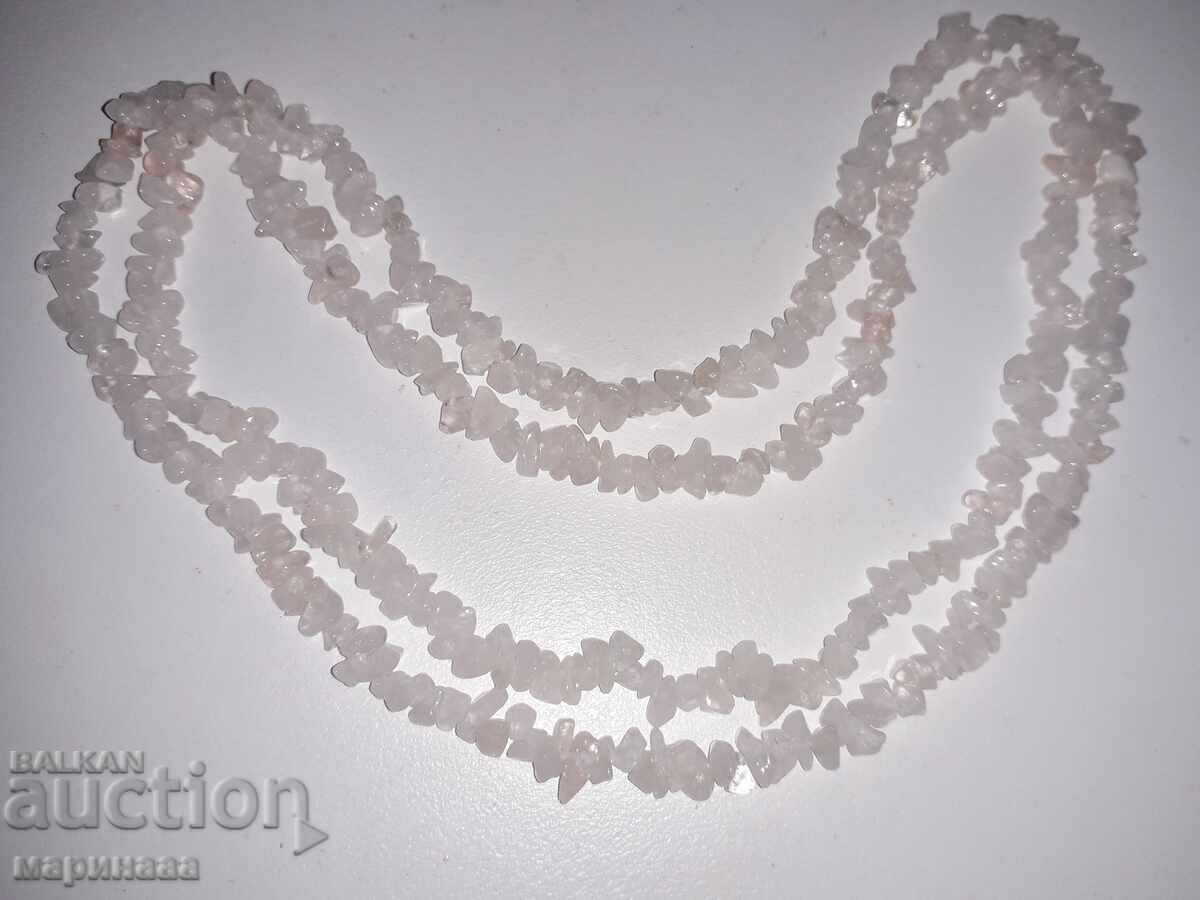Delivery of LONG NECKLACE. MOUNTAIN QUARTZ
